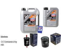 SCT Controllo Set Liqui Moly Top Tec 6L 5W-30 Per Peugeot 206 Schrägheck 1.4i