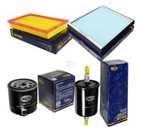 SCT-FILTER Set Interno Aria Olio Carburante Per VW Polo Berlina 9A4 1.4