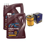 SCT Filtro Olio 10L MANNOL Ceramic 5W-40 Per BMW 3er Cabriolet 320 Ci 330 325