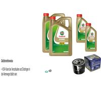 Sct Filtro Olio 12L castrol edge M 5W-30 per Nissan Infiniti Micra IV 1.2