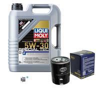 SCT Filtro Olio 5L Liqui Moly Liter Special Tec F 5W-30 Per Fiat Stilo 1.4 16V