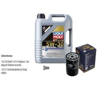 SCT Filtro Olio 5L Liqui Moly Liter Special Tec F 5W-30 Per Ford Fiesta V 1.3