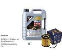 SCT Filtro Olio 5L Liqui Moly Liter Special Tec F 5W-30 Per Volvo V40 Kombi 1.8i