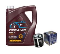 SCT Filtro Olio 5L MANNOL Ceramic Pro 10W-40 Per Suzuki Jimny Fuoristrada
