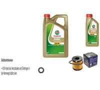Sct Filtro Olio 6L castrol edge M 5W-30 per Mini R56 Cooper One R59 John R57