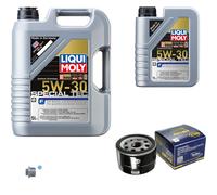 SCT Filtro Olio 6L Liqui Moly Liter Special Tec F 5W-30 Per Lancia Lybra 1.8 16V