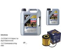 SCT Filtro Olio 6L Liqui Moly Liter Special Tec F 5W-30 Per Volvo V40 Kombi 1.8