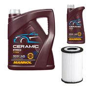 SCT Filtro Olio 6L MANNOL Ceramic Pro 10W-40 Per Mercedes-Benz E-Klasse W211