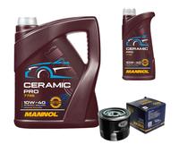 Sct Filtro Olio 6L mannol Ceramica Pro 10W-40 per Toyota Corolla_E10_2.0