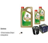 SCT Filtro Olio 7L Castrol Edge M 5W-30 Per Opel Daewoo Frontera B 2.2i 2.0i