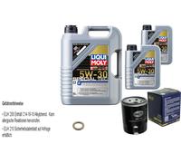 SCT Filtro Olio 7L Liqui Moly Liter Special Tec F 5W-30 Per Hyundai I10 1.0 1.2