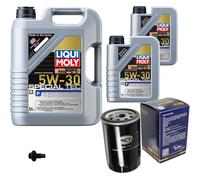 SCT Filtro Olio 7L Liqui Moly Litri Special Tec F 5W-30 Per Jaguar XJ 3.0