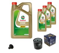 SCT Filtro Olio 8L Castrol Edge M 5W-30 Per Chrysler PT CRUISER 2.0 2.4 JR JX