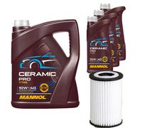 SCT Filtro Olio 8L MANNOL Ceramic Pro 10W-40 Per Mercedes-Benz E-Klasse W211