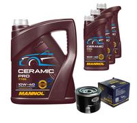 Sct Filtro Olio 8L mannol Ceramica Pro 10W-40 per Toyota Corolla_E10_2.0