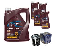 SCT Filtro Olio 9L MANNOL Ceramic Pro 10W-40 Per Suzuki Jimny Fuoristrada