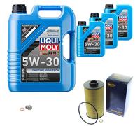 SCT Filtro Olio Liqui Moly 8L Longtime High Tech 5W-30 Per BMW X5 4.4I 4.6IS E53