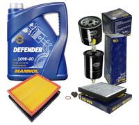 SCT Germania Controllo Set 5 L MANNOL Defender 10W-40 Per Opel Astra G CC 1.6