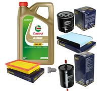 SCT Germany Controllo Set 5 L Castrol EDGE Titanium FST 5W-30 LL Per VW Golf