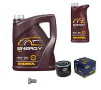SCT Germany Controllo Set 6L MANNOL Energy 5W-30 per Volvo 460 1.9 Turbo D