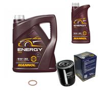 SCT Germany Controllo Set 6L MANNOL Energy 5W-30 per Volvo 740 2.4 Diesel 940