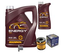SCT Germany Controllo Set 6L MANNOL Energy 5W30 per Ford C-Max 2.0 TDCi Focus