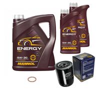 SCT Germany Controllo Set 7 L MANNOL Energy 5W-30 per Volvo 740 2.4 Diesel 940