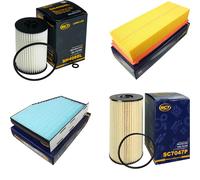 SCT Germany Controllo Set Filtro per VW Caddy IV Familiare 2.0 Tdi Tiguan
