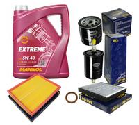SCT Germany Controllo Set MANNOL 5L Extreme 5W-40 Per Opel Astra G CC 1.6