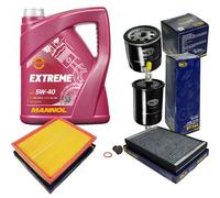 SCT Germany Controllo Set MANNOL 5L Extreme 5W-40 Per Opel Astra G CC 1.6