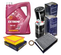 SCT Germany Controllo Set MANNOL 5L Extreme 5W-40 Per VW Golf III 1.9