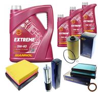 SCT Germany Controllo Set MANNOL 8L Extreme 5W-40 Per BMW 5er 540i