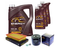 SCT Germany Controllo Set MANNOL Energy 5W-30 8L Per Nissan 2.2 DCI 4X4