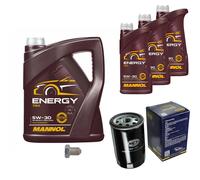 SCT Germany Controllo Set MANNOL Energy 5W-30 8L Per VW Audi Seat 1.8 1.6