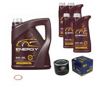 SCT Germany Controllo Set MANNOL Energy 5W-30 9L Per Renault Volvo 2.2 12V
