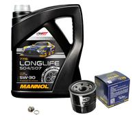 SCT Germany Controllo Set MANNOL LONGLIFE 5W-30 5L Per Subaru Forester SH