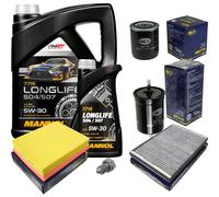 SCT Germany Controllo Set MANNOL LONGLIFE 5W-30 6L Per Audi A6 4B C5 4B2
