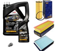SCT Germany Controllo Set MANNOL LONGLIFE 5W-30 6L Per Seat Ibiza II 6K1