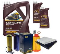 SCT GERMANY Controllo Set MANNOL LONGLIFE 5W-30 7L Per Mercedes E-Klasse