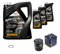 SCT Germany Controllo Set MANNOL LONGLIFE 5W-30 8L Per Subaru Forester SH