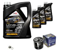 SCT Germany Controllo Set MANNOL LONGLIFE 5W-30 8L Per Subaru Forester SH