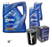 SCT Germany Controllo Set MANNOL Special Plus 10W-30 7L Per Audi A4 1.8 VW