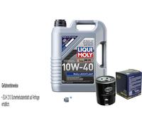 SCT Germany Filtro Olio 5 L Liqui Moly MoS2 Olio Leggero 10W-40 Per Fiat Lancia