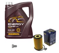 SCT Germany Filtro Olio 5 L MANNOL Energy Combi LL 5W-30 Per VW Audi Touran 2.0