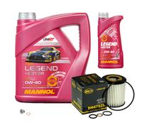 SCT Germany Filtro Olio 5 L MANNOL Legend+Ester 0W-40 Per BMW 3er Coupe E92 320i