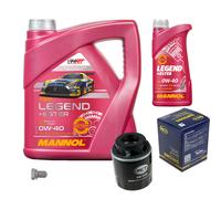 SCT Germany Filtro Olio 5 L MANNOL Legend+Ester 0W-40 Per VW Golf V 1K1 1.6 FSI