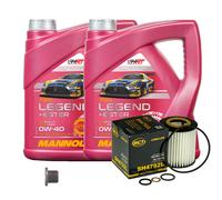 SCT Germany Filtro Olio 8 L MANNOL Legend+Ester 0W-40 Per BMW X3 E83 2.0i