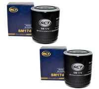 SCT SM 174-2 Set 2 Filtri Olio Per VW Passat Audi 80 A4 A6 A8