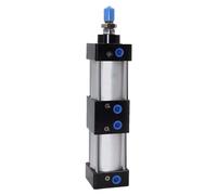 SCT40/50/63 Cilindro pneumatico multi posizioni doppia forza alta spinta | SCT40/50/63 Cilindro pneumatico multi posizioni doppia forza alta spinta corsa 25-200mm doppio effetto(SCT125,Store 125mm)