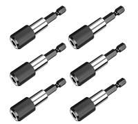 Sctmda 6 pz Portamatite magnetico a cambio rapido, supporto magnetico 1/4'' pollici 60 mm, ideale per trapani e cacciaviti, compatibili con Makita, Bosch, Dewalt e Metabo